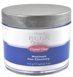IBD Flex Powder Crystal Clear, 113 гр. - Прозрачная акриловая пудра - фото 14436