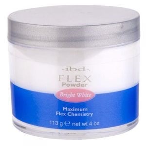 IBD Flex Powder Bright White, 113 гр. - Ярко-белая акриловая пудра - фото 14451