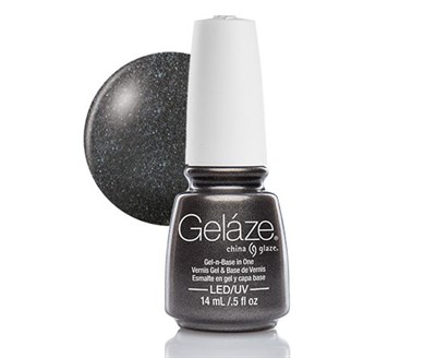 Gelaze Gel-n-Base Polish Black Diamond, 9.76 мл.- гелевый лак "Черный бриллиант" - фото 14803