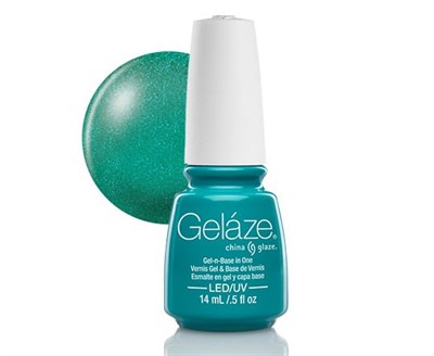 Gelaze Gel-n-Base Polish Turned Up Turquoise, 9.76 мл.- гелевый лак "Подсвечник" - фото 14810