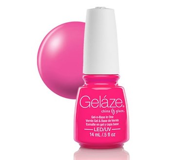 Gelaze Gel-n-Base Polish Pink Voltage, 9.76 мл.- гелевый лак "Розовое напряжение" - фото 14831