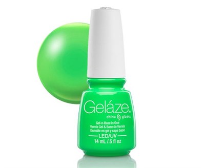 Gelaze Gel-n-Base Polish In the Lime Light, 9.76 мл.- гелевый лак "Сочный лайм" - фото 14841