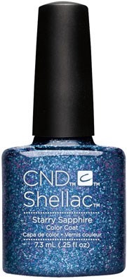 CND Shellac Starry Sapphire, 7,3 мл. - гель лак Шеллак "Звездный сапфир" - фото 25517