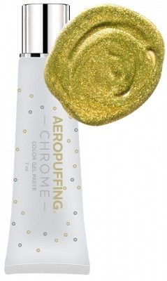 AEROPUFFING Crome Gel, 7 мл. - гель паста для Аэропуффинга, желтое золото (ST013) - фото 26870