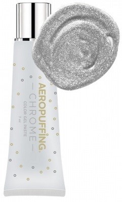 AEROPUFFING Crome Gel, 7 мл. - гель паста для Аэропуффинга, серебро (ST014) - фото 26872