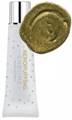 AEROPUFFING Crome Gel, 7 мл. - гель паста для Аэропуффинга, коричневое золото (ST017) - фото 26878