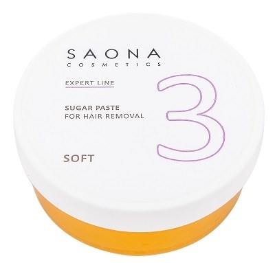 Saona Expert Line Sugar Paste 3 Soft, 200 гр. - мягкая разогреваемая сахарная паста для шугаринга Саона