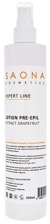 Saona Expert Line Lotion Pre-Epil Extract Grapefruit, 350 мл.- Лосьон очищающий для кожи с экстрактом грейпфрута Саона - фото 27912