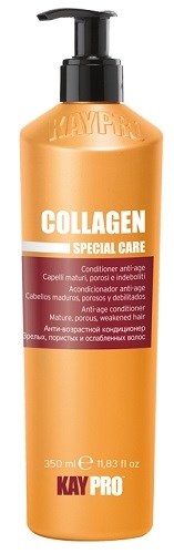 KAYPRO Collagen Conditioner, 350 мл. - Антивозрастной кондиционер с коллагеном для зрелых, пористых и ослабленных волос - фото 28413