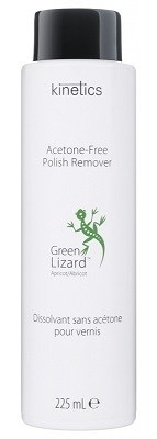 Жидкость для снятия лака Kinetics Nail Polish Remover Green Lizard Apricot scent 225мл. без ацетона, с ароматом абрикоса - фото 30380