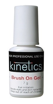 Kinetics Brush on Gel, 7 гр. - клей гелеобразный с кисточкой Кинетикс - фото 30415