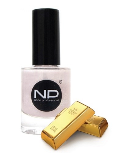 NP Gold Extract, 15 мл. - укрепляющая сыворотка для ногтей, базовое покрытие - фото 32864
