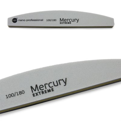 Nano Professional Mercury Extreme File 100/180 - шлифовщик для искусственных и натуральных ногтей - фото 32984