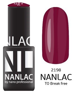NANLAC NL 2198 TO Break free, 6 мл. - гель-лак "Эмаль" Nano Professional - фото 33732