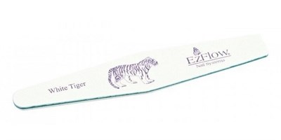 Пилка для искусственных ногтей EzFlow White Tiger Pro File 100/100 "Белый тигр"