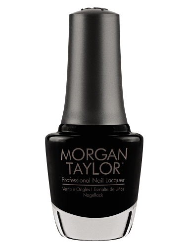 Лак для ногтей Morgan Taylor Black Shadow, 15 мл. "Чёрная тень" - фото 40711