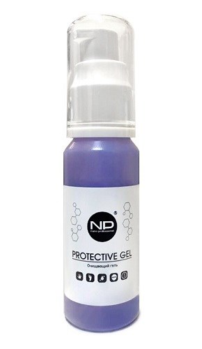 NP Protectivе Gel, 50 мл. - антибактериальный очищающий гель для кожи рук и ног - фото 44054