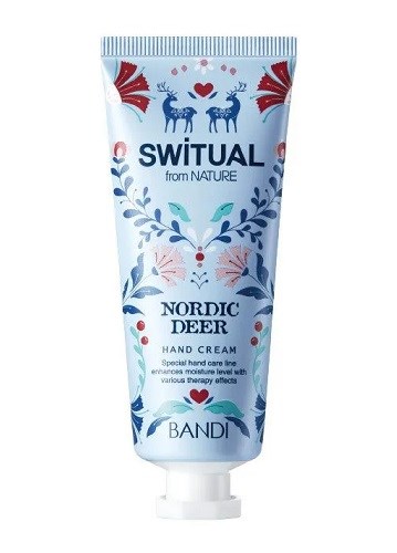 Крем для рук BANDI Switual Nordic Deer Cream, 20 мл. увлажняющий и восстанавливающий - фото 44478