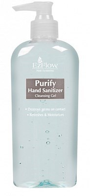 EzFlow Purify Hand Sanitizer, 236 мл. - дезинфицирующий гель для рук мастера и клиента