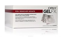ORLY GEL FX Foil Remover Wraps, 100 шт. фольга со спонжем для снятия гель-лака