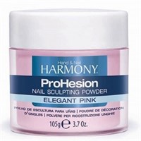 Розовая акриловая пудра HARMONY ProHesion Elegant Pink Powder, 105 гр. полупрозрачная для наращивания ногтей