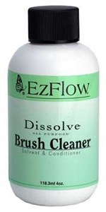 Очиститель кистей EzFlow Brush Cleaner, 118 мл. от акрила и снятия акриловых ногтей