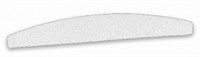 NP Half Moon White 100/180 Grit - пилка полумесяц белая для натуральных и искусственных ногтей