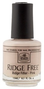INM Ridge Free Pink, 15 мл. - выравнивающее розовое базовое покрытие под лак