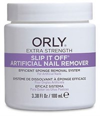 Orly Artificial Nail Remover System, 100 мл. - жидкость со спонжем для растворения искусственных покрытий