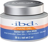 IBD Builder Gel Ultra White, 56гр. - ярко-белый моделирующий гель для наращивания ногтей