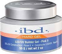 IBD LED/UV Builder Gel Pink II, 56 г. – холодный розовый камуфлирующий гель для наращивания ногтей