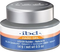 IBD LED/UV Builder Gel Natural II, 14 г. – бежево-розовый камуфлирующий гель для наращивания ногтей