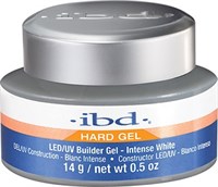 IBD LED/UV Builder Gel Intense White, 14 г. – ярко-белый моделирующий гель для наращивания ногтей