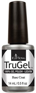EzFlow TruGel Base Coat, 14 мл. - база для гель лака, основа, базовое покрытие
