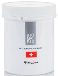 Маска анти-акне с серой BioMatrix FarmLine Anti Acne Sulfur Mask, 250 мл.