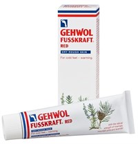 Gehwol Fusskraft Red Dry Rough Skin, 125 мл. - красный бальзам для сухой кожи, согревающий ноги