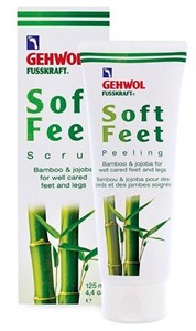 Gehwol Fusskraft Soft Feet Peeling Bambus & Jojoba, 125 мл. - мягкий скраб для педикюра "Бамбук и Жожоба"