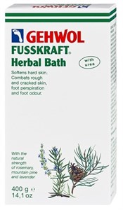 Gehwol Fusskraft Herbal Bath, 400 гр. - травяная ванна для ног, замачивание перед педикюром