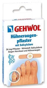 Мозольный пластырь Gehwol Huhneraugen Pflaster Extra, 8 шт. с салициловой кислотой