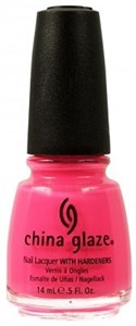 China Glaze Neon Shocking Pink, 14мл.-Лак для ногтей "Неоновый. Шокирующе розовый"