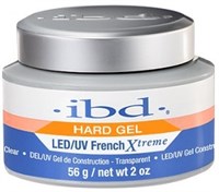 IBD LED/UV French X-treme Gel Clear, 56 г. - прозрачный укрепляющий гель для ногтей