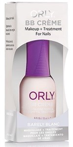ORLY BB Creme Barely Blanc, 18 мл. - макияж для ногтей, молочный Make Up
