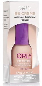 ORLY BB Creme Barely Nude, 18 мл. - макияж для ногтей, полупрозрачный оттенок