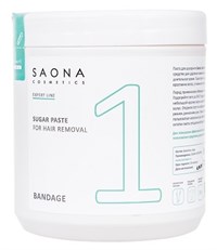 Сахарная паста для шугаринга Saona Expert Line Sugar Paste 1 Bandage, 1000 гр. бандажная разогреваемая