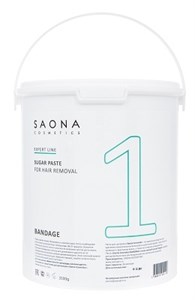 Сахарная паста для шугаринга Saona Expert Line Sugar Paste 1 Bandage, 3500 гр. разогреваемая бандажная
