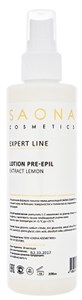 Saona Expert Line Lotion Pre-Epil Extract Lemon, 200 мл.- Лосьон очищающий для кожи с экстрактом лимона Саона
