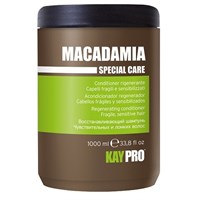 KAYPRO Macadamia Conditioner, 1000 мл. - Увлажняющий кондиционер с маслом макадамии для хрупких и чувствительных волос