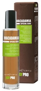 KAYPRO Macadamia Serum, 100 мл. - Увлажняющая сыворотка с маслом макадамии для хрупких и чувствительных волос