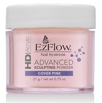 Камуфлирующая акриловая пудра EzFlow HD Cover Pink Powder, 21 гр. непрозрачная розовая