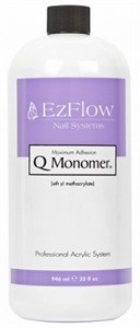 Мономер EzFlow Q-Monomer Acrylic Nail Liquid, 946 мл. для смешивания с акрилом при наращивании ногтей